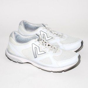 Vionic Women's Satima Athletic Running Lace Up Training Shoe White Gray Sz 11